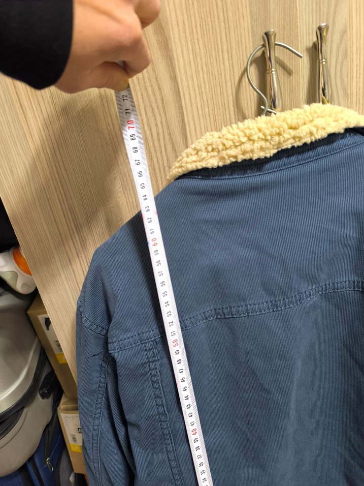 Düğmeli Lacivert Erkek Kaban - Görsel 4