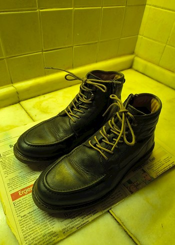 Kahverengi Deri Erkek Botu - Görsel 2