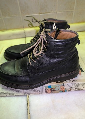 Kahverengi Deri Erkek Botu - Görsel 7