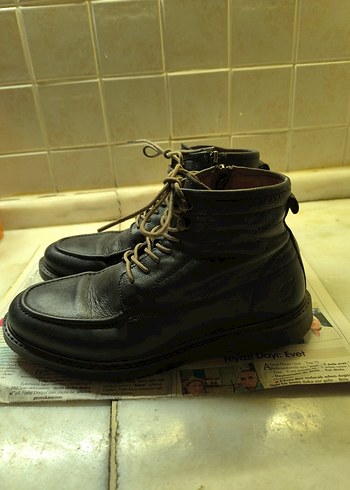 Kahverengi Deri Erkek Botu - Görsel 3