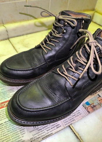 Kahverengi Deri Erkek Botu - Görsel 6