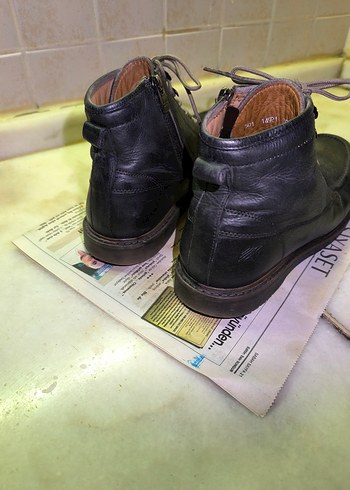 Kahverengi Deri Erkek Botu - Görsel 10