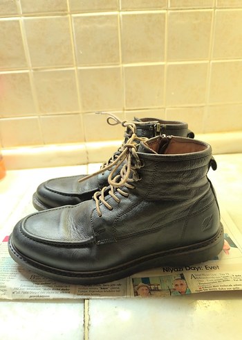 Kahverengi Deri Erkek Botu - Görsel 4