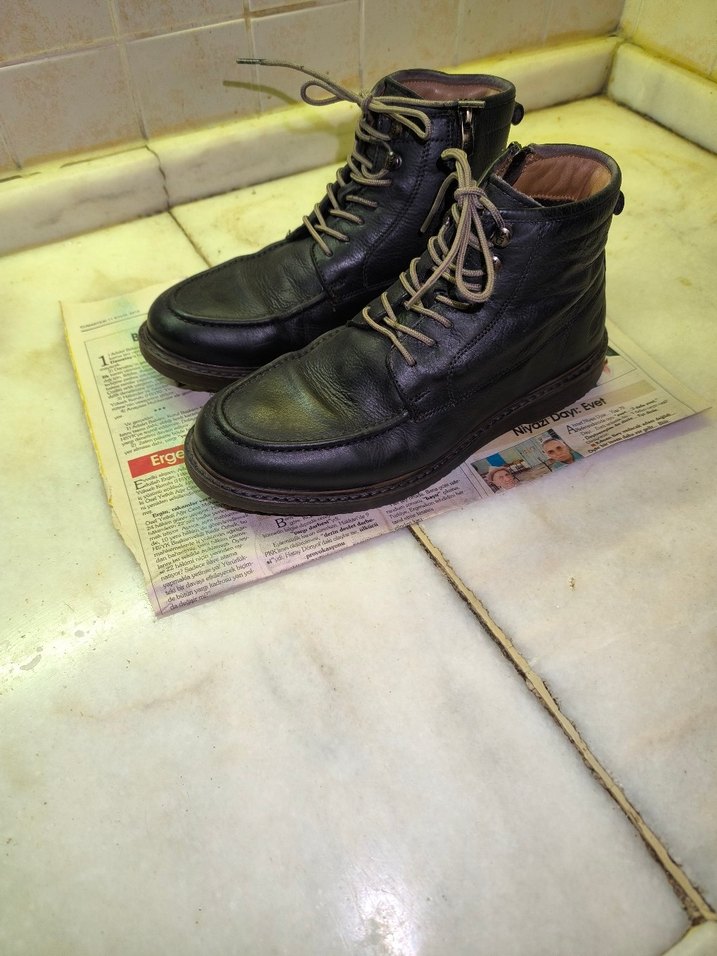 Kahverengi Deri Erkek Botu - Görsel 5