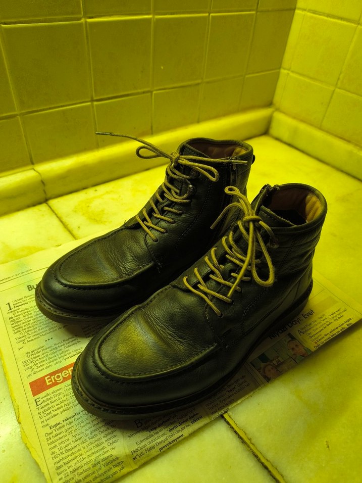 Kahverengi Deri Erkek Botu - Görsel 2