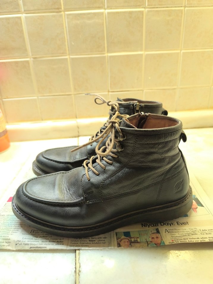 Kahverengi Deri Erkek Botu - Görsel 4