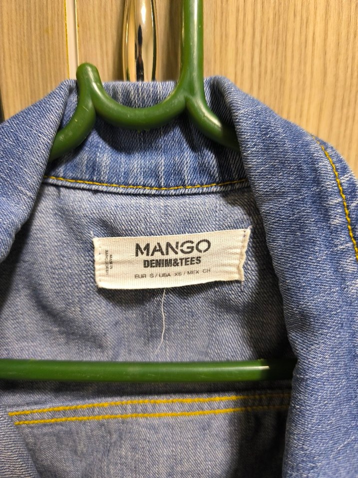 Mango Mavi Kadın Denim Ceket - Görsel 2