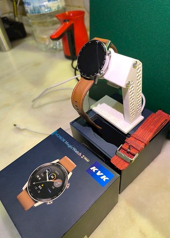 HONOR MagicWatch 2 KVK Akıllı Saat Kahverengi - Görsel 3