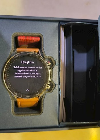 HONOR MagicWatch 2 KVK Akıllı Saat Kahverengi - Görsel 10