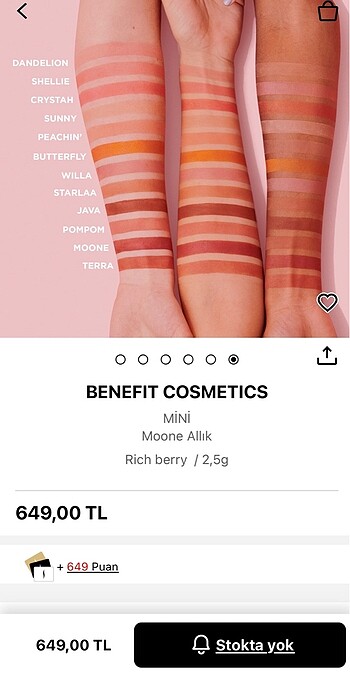 Benefit Moone Allık Mini