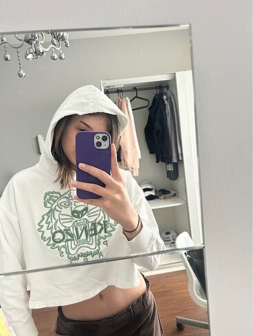 kenzo crop sweatshirt