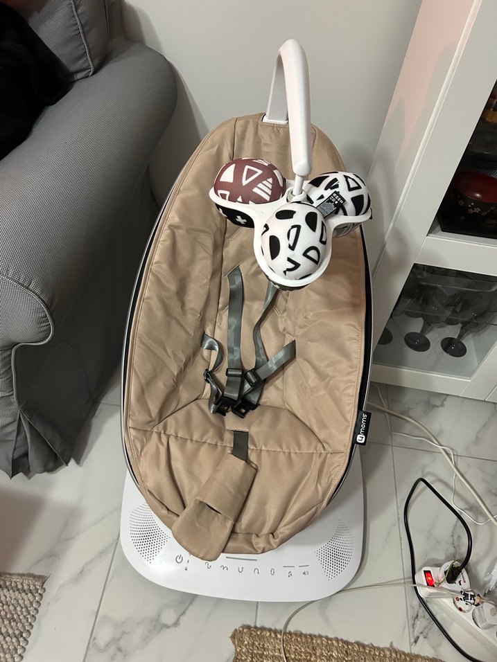 4moms Bej Bebek Salıncağı - Görsel 5