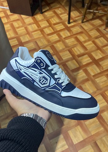 Diğer Sehir Stiline Uygun Lacivert Beyaz Sneaker
