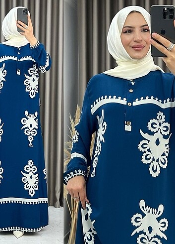 *HÜRREM VİSKON ELBİSE* *_DÜĞMELİ ? EFSANE DESEN_*