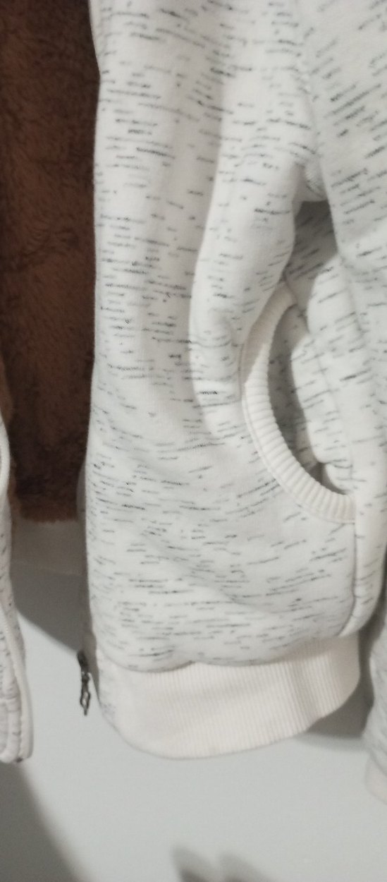 Kız Çocuk Gri Fermuarlı Nakışlı mont - Görsel 5