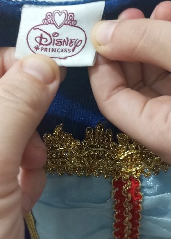 Çocuk için Renkli Drapeli Prenses Kostümü - Görsel 4