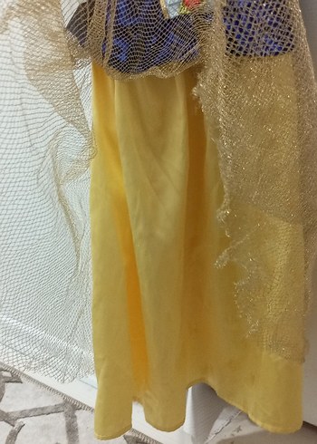 Çocuk için Renkli Drapeli Prenses Kostümü - Görsel 3