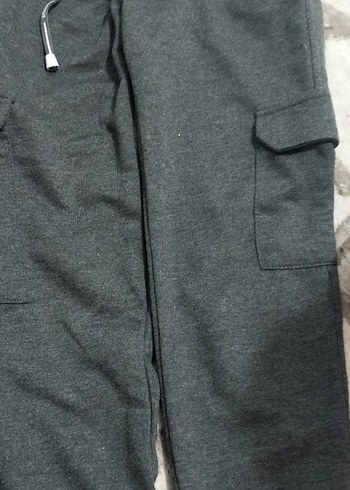 Gri Erkek Çocuk Rahat Kesim Eşofman - Görsel 2