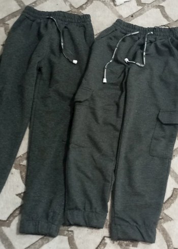 Gri Erkek Çocuk Bol Kesim Eşofman Altı - Görsel 2