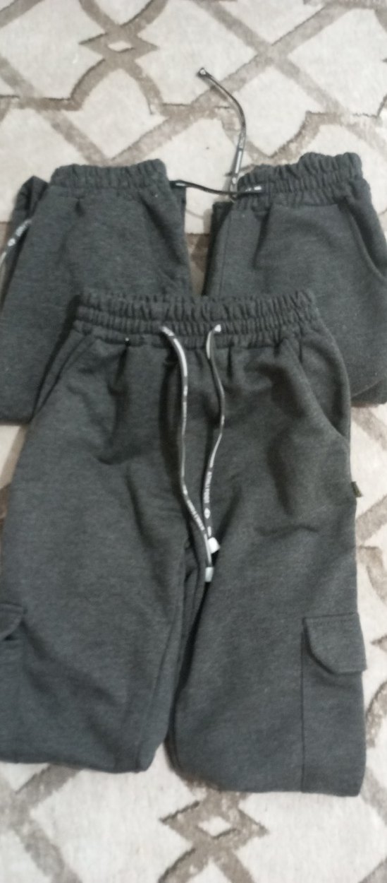 Gri Erkek Çocuk Bol Kesim Eşofman Altı - Görsel 4