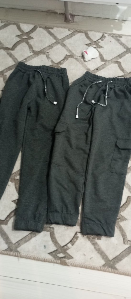 Gri Erkek Çocuk Bol Kesim Eşofman Altı - Görsel 2