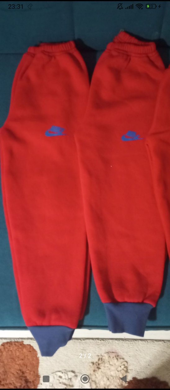 Kırmızı Erkek kız esaofman - Görsel 2