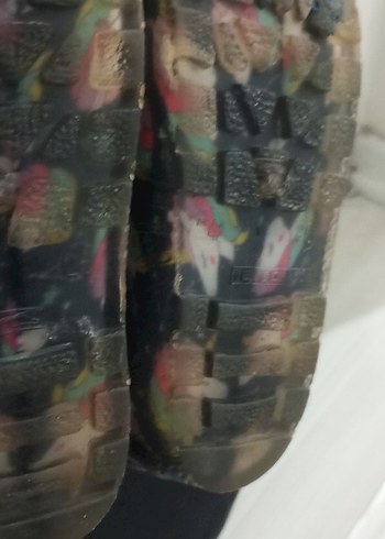 Kız Çocuk Çok Renkli Baskılı Lastik Bot - Görsel 3