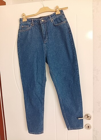 40 Beden mavi Renk Mom jeans 