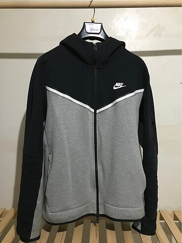 Nike Tech Fleece Hoodie Black/Dark Grey