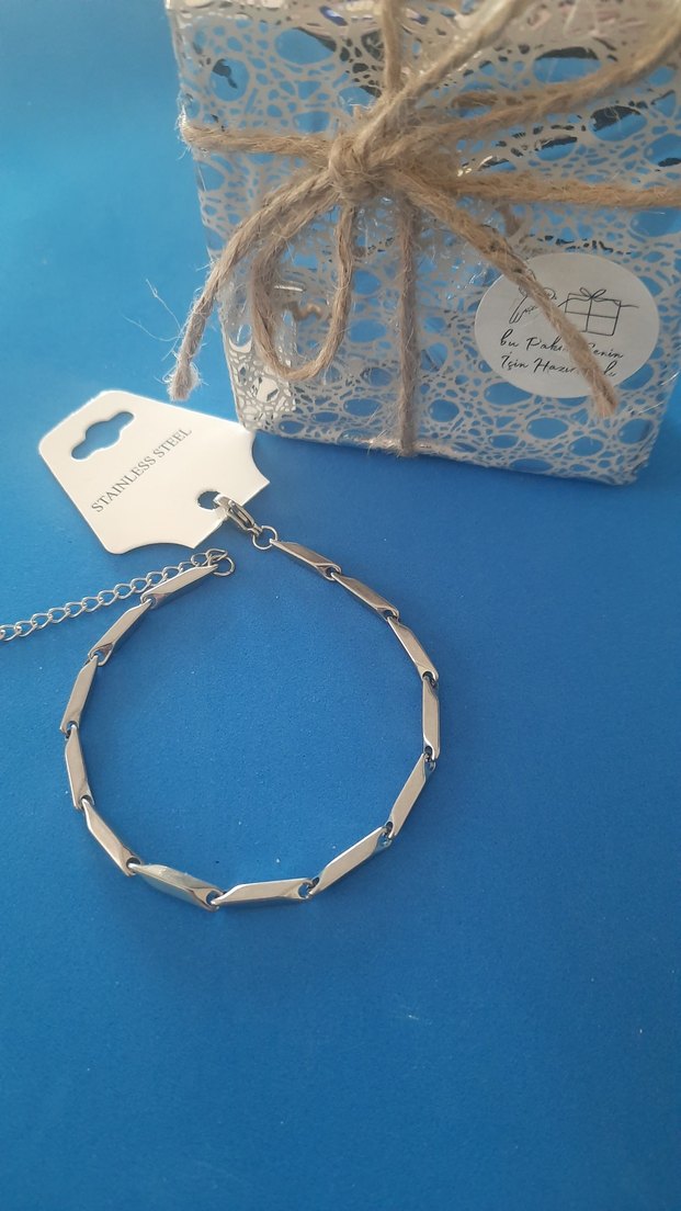 Çelik Kibrit Model Erkek Bileklik 3 mm. - Görsel 2