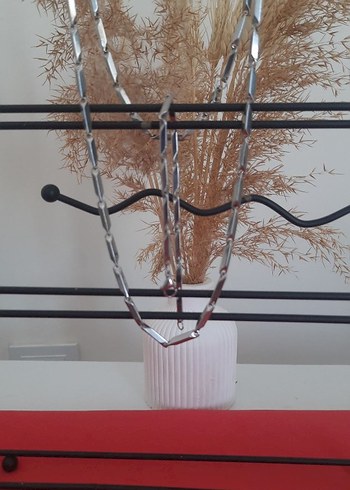 Çelik Kibrit Model Erkek kolye bileklik set - Görsel 2