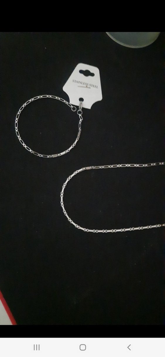 Çelik 2 mm Siyah Dikdörtgen Model Erkek Kolye - Görsel 4