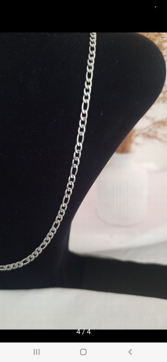 Çelik figaro Model Erkek kolye 1.0 mm. - Görsel 3