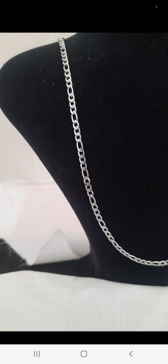 Çelik figaro Model Erkek kolye 1.0 mm. - Görsel 2