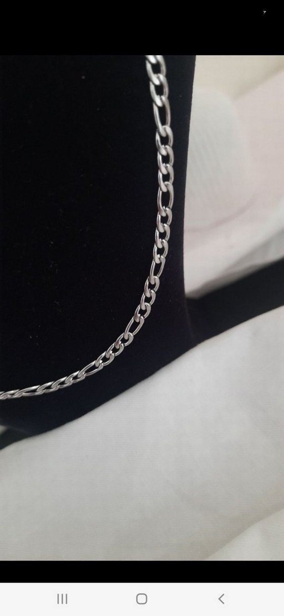 Çelik figaro Model Erkek kolye 1.0 mm. - Görsel 4