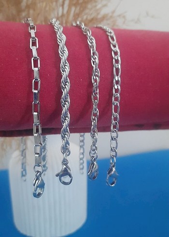 4 ADET FİYATIDIR ÇELİK ERKEK BİLEKLİK SET - Görsel 2