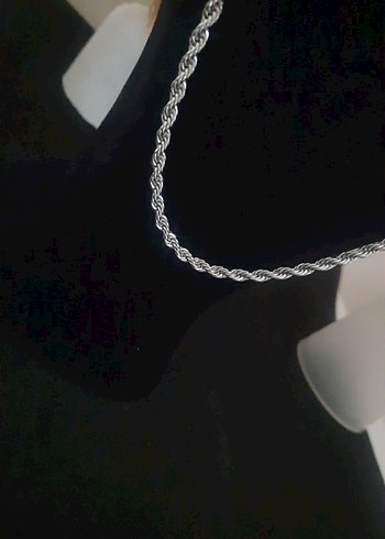 Çelik burgu Model Erkek kolye 3 mm. - Görsel 6