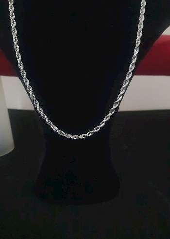 Çelik burgu Model Erkek kolye 3 mm. - Görsel 5