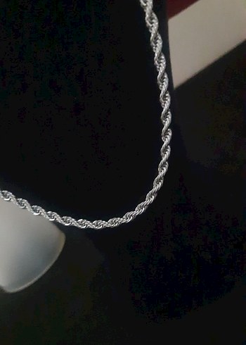 Çelik burgu Model Erkek kolye 3 mm. - Görsel 4