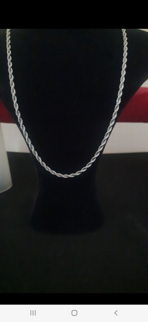 Çelik burgu Model Erkek kolye 3 mm. - Görsel 5