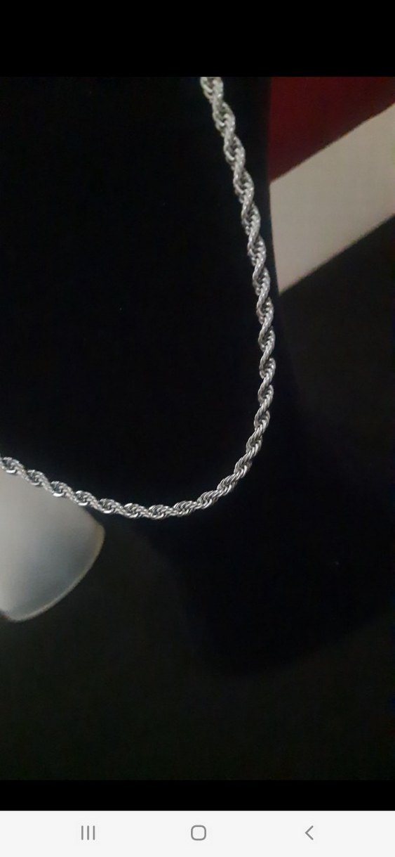 Çelik burgu Model Erkek kolye 3 mm. - Görsel 4