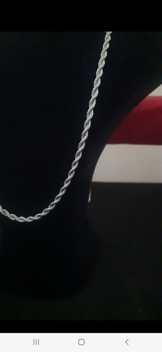 Çelik burgu Model Erkek kolye 3 mm. - Görsel 3