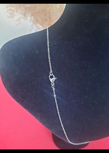 Çelik ince 1 mm  Erkek zincir 60 cm - Görsel 2