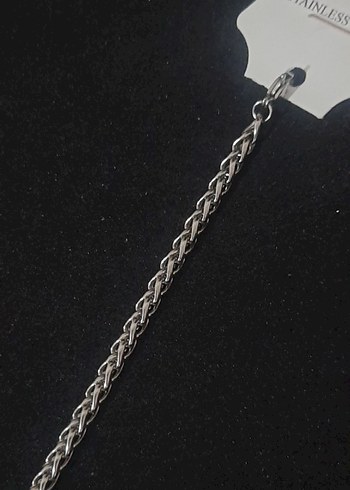 Çelik Kalın erkek bileklik 4.5 mm.20 cm. - Görsel 4