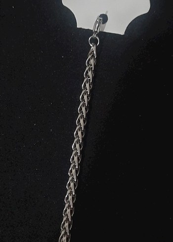 Çelik Kalın erkek bileklik 4.5 mm.20 cm. - Görsel 2