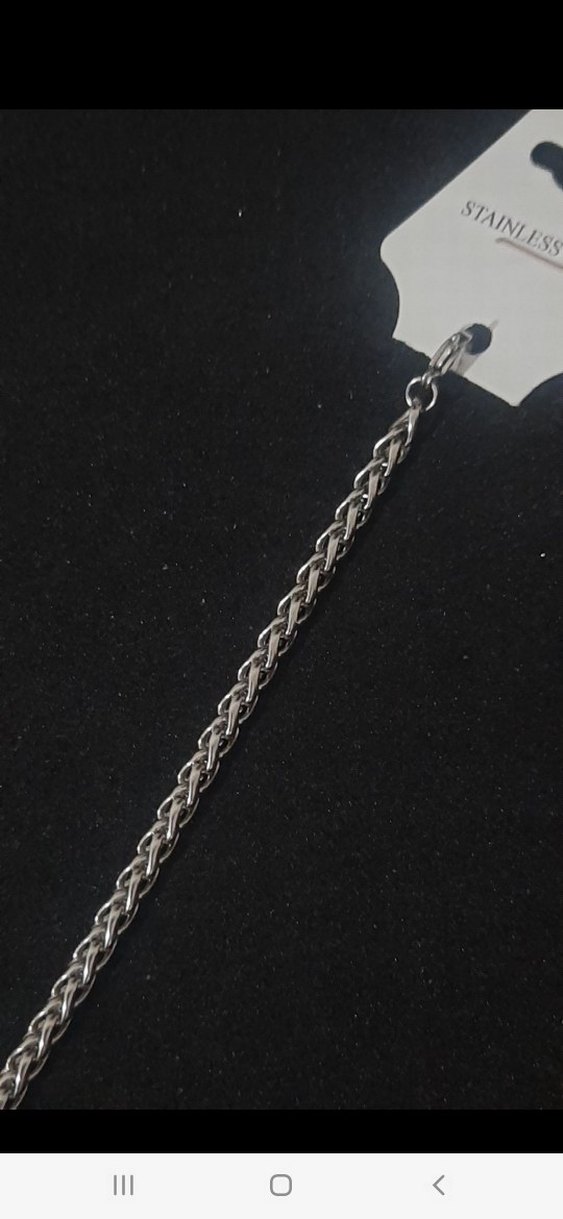 Çelik Kalın erkek bileklik 4.5 mm.20 cm. - Görsel 4