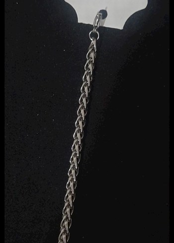 Çelik Kalın erkek bileklik 4.5 mm.21 cm. - Görsel 2