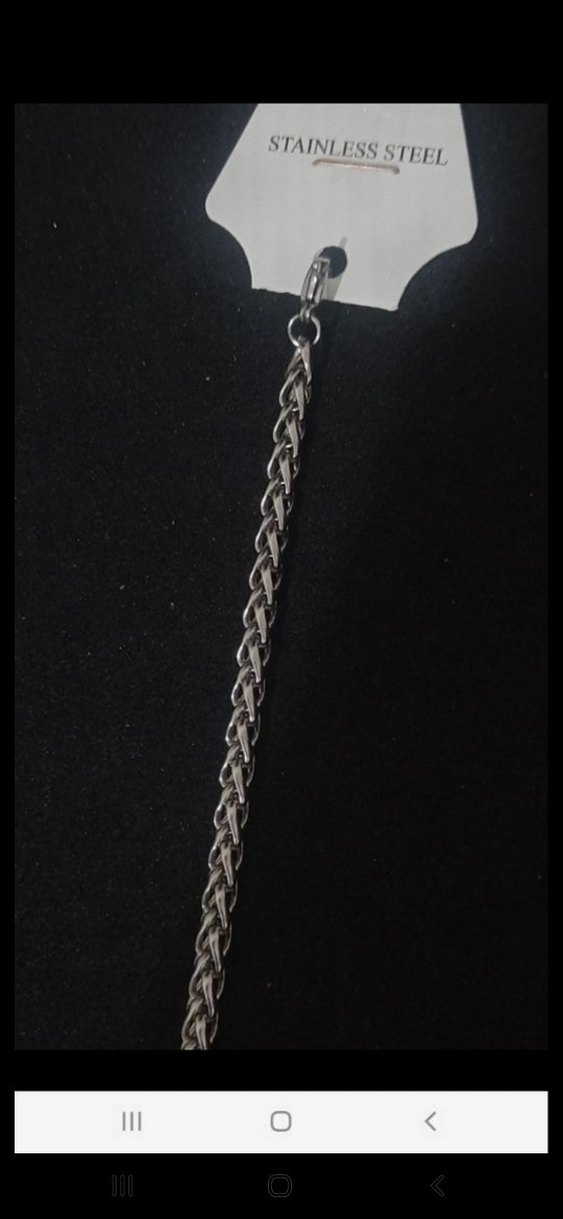 Çelik Kalın erkek bileklik 4.5 mm.21 cm. - Görsel 2