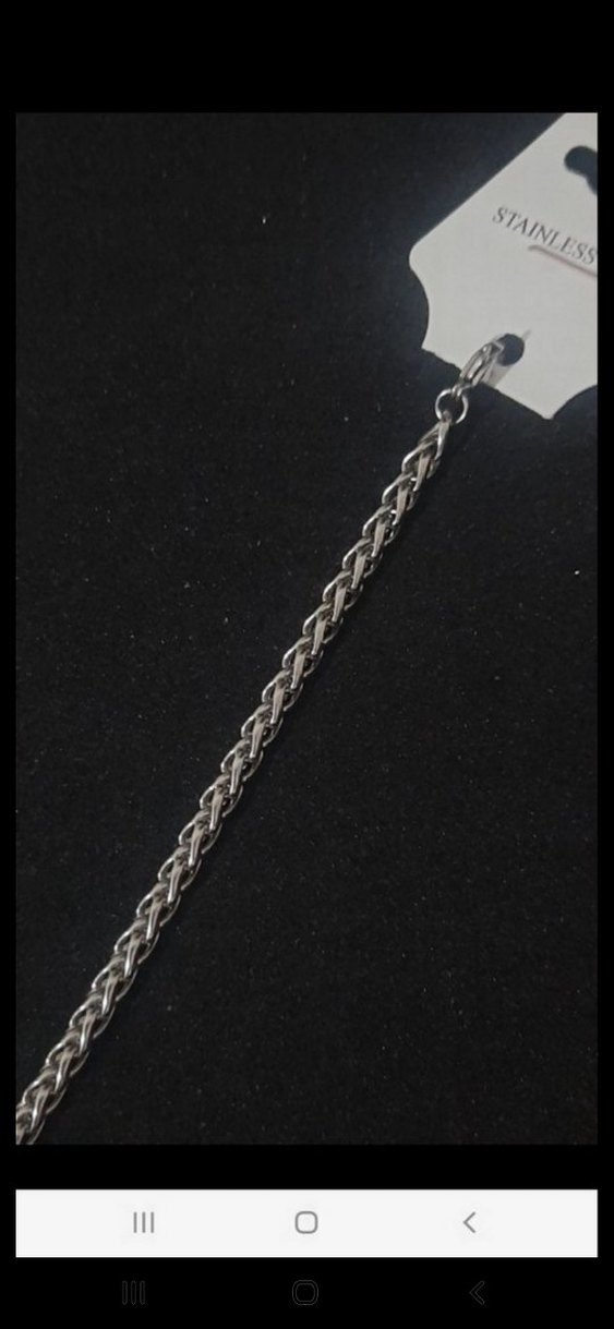 Çelik Kalın erkek bileklik 4.5 mm.21 cm. - Görsel 4