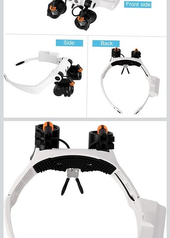 Değiştirilebilir Lensli Beyaz Dürbün - Görsel 6